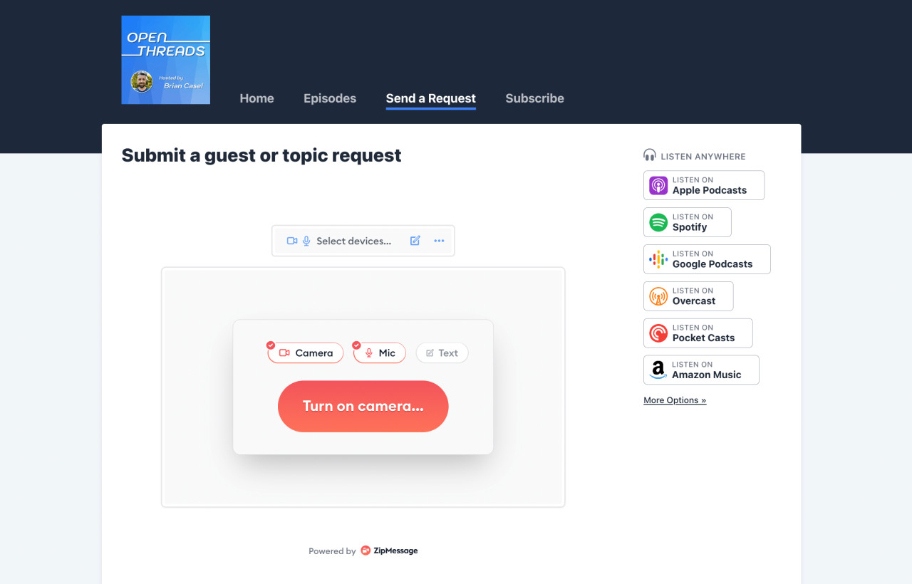 Submit a guest topic or request