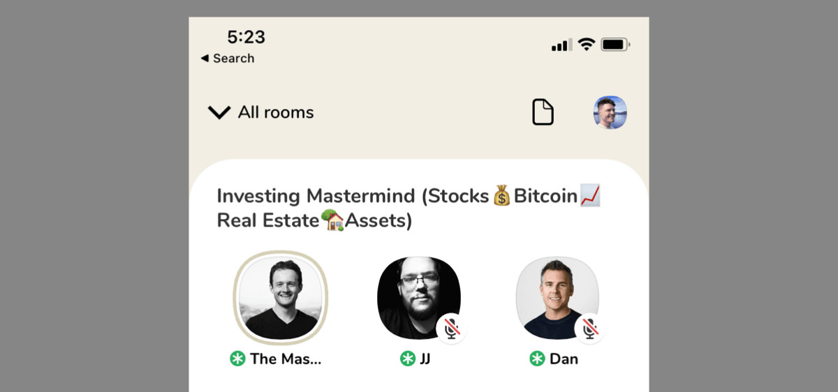 Clubhouse has lots of Bitcoin and 