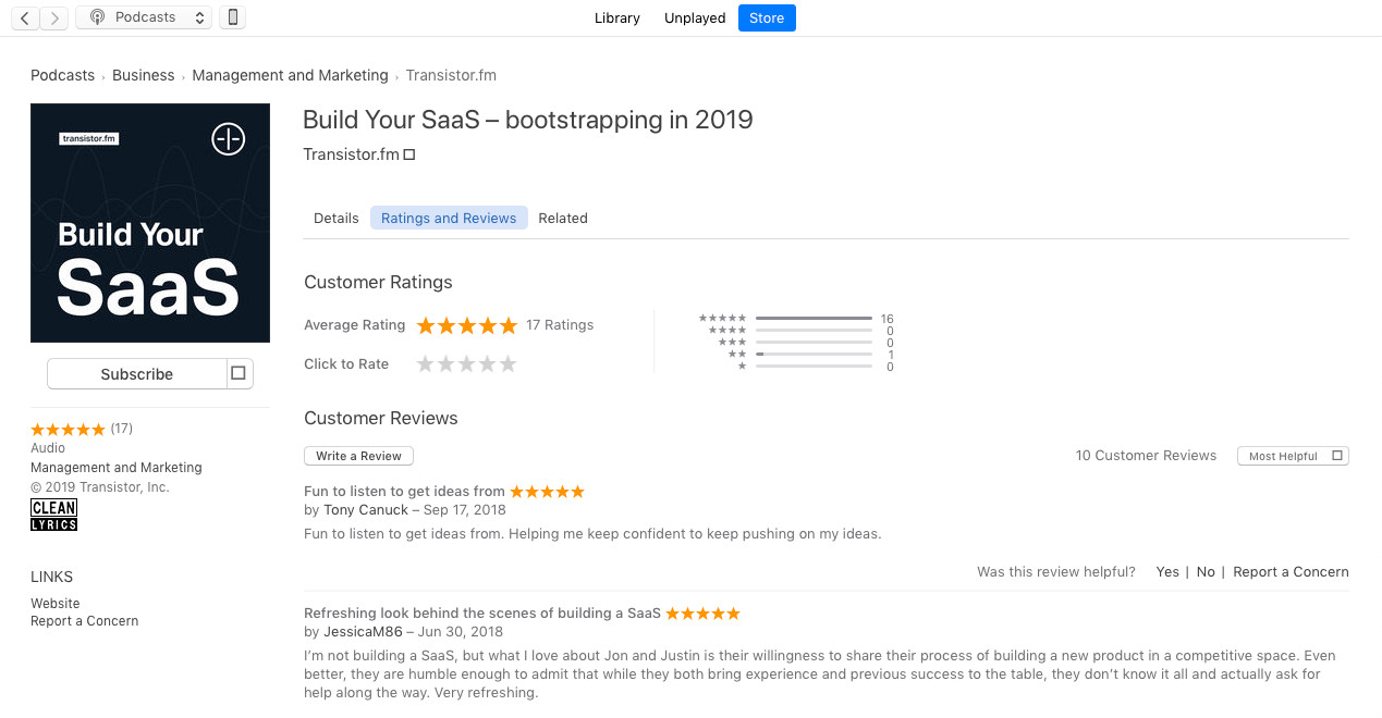How do I get more reviews on iTunes?